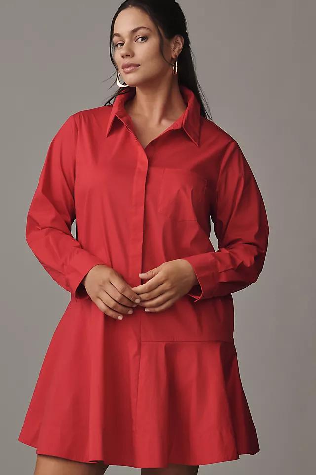 English Factory Long-Sleeve Mini Shirt Dress Product Image
