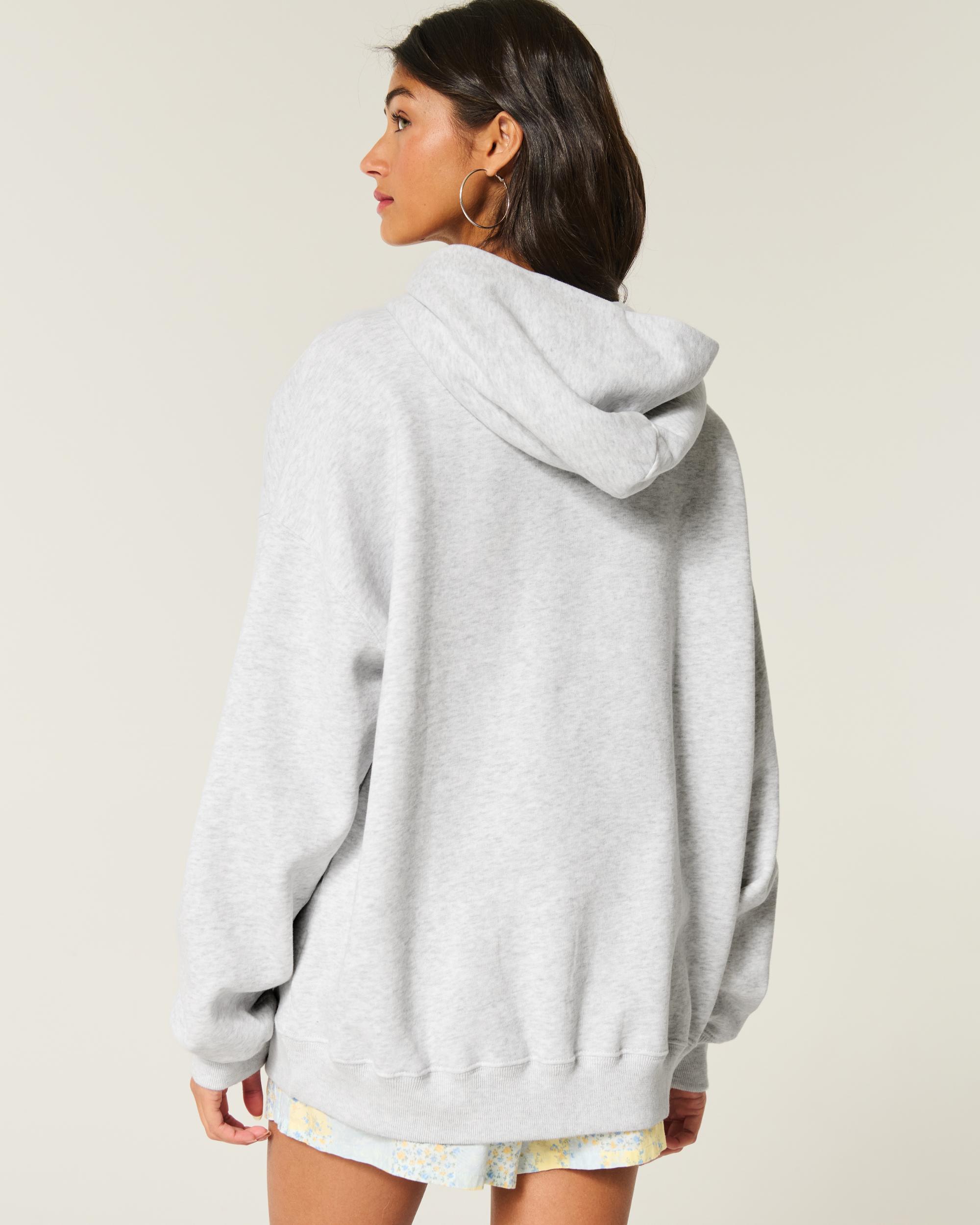 Oversized Bow Graphic Hoodie Product Image