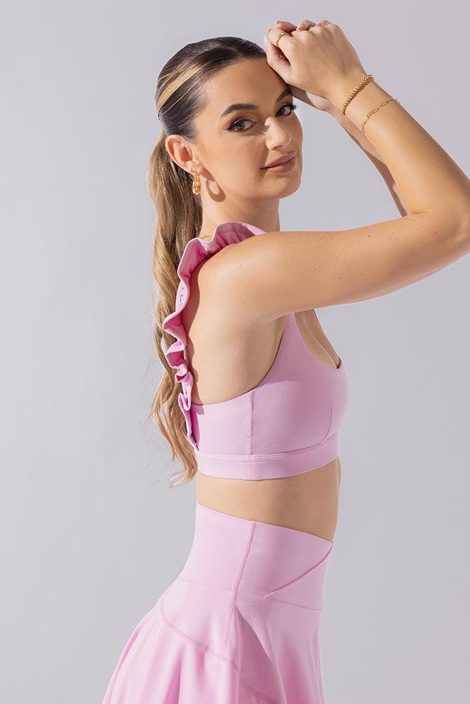 Romance Ruffle Bra - Bubblegum Product Image