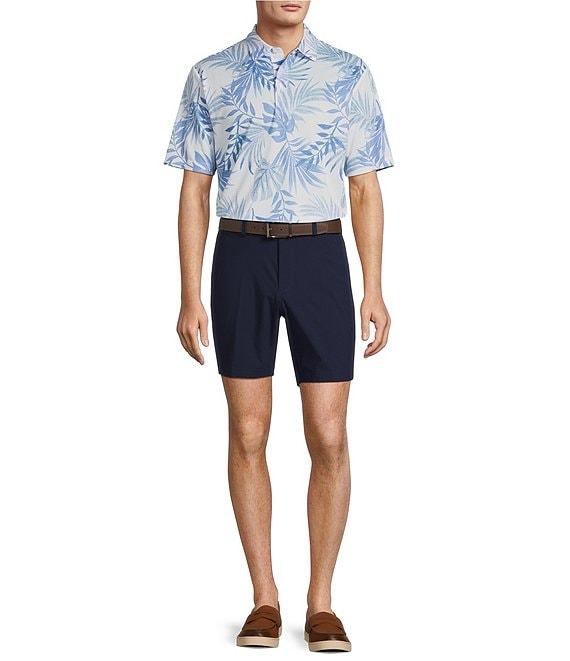 Roundtree & Yorke Performance Short Sleeve Conversational Fishing Lure Print Polo Shirt Product Image