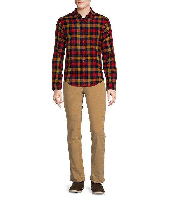 Cremieux Premium Denim Plaid Long Sleeve Woven Shirt Product Image