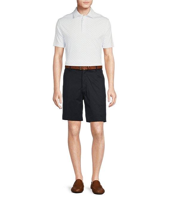 Daniel Cremieux Signature Label Lucent Mini Geo Print Short Sleeve Polo Shirt Product Image