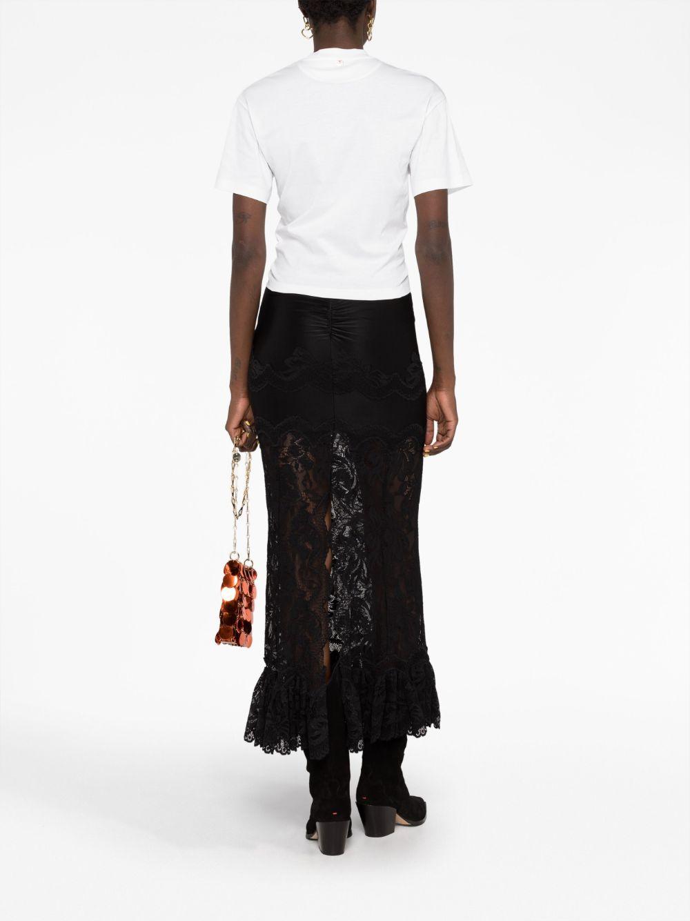 gathered cotton T-shirt Product Image