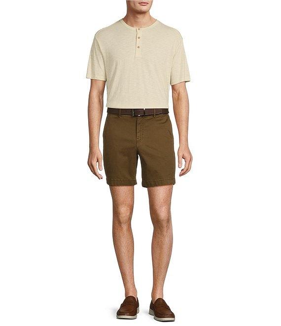 Roundtree & Yorke Casuals Tech Pocket Printed 7#double; Inseam Shorts Product Image