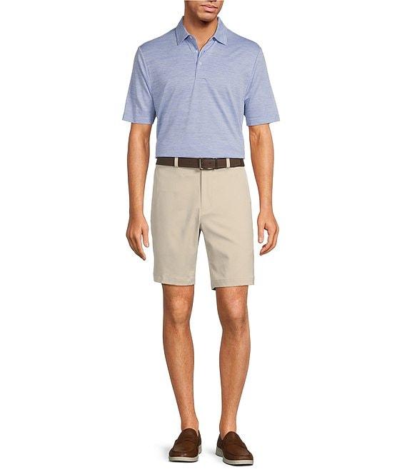 Roundtree & Yorke Performance Short Sleeve Jacquard Polo Shirt Product Image