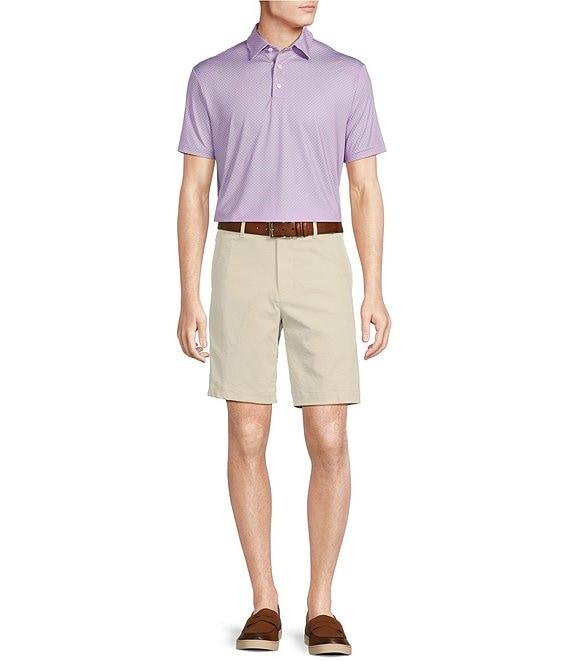 Cremieux Blue Label Performance Stretch Seashell Print Short Sleeve Polo Shirt Product Image