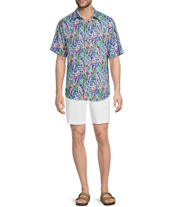 Tommy Bahama Big & Tall Forever Fuego Short Sleeve Woven Shirt Product Image