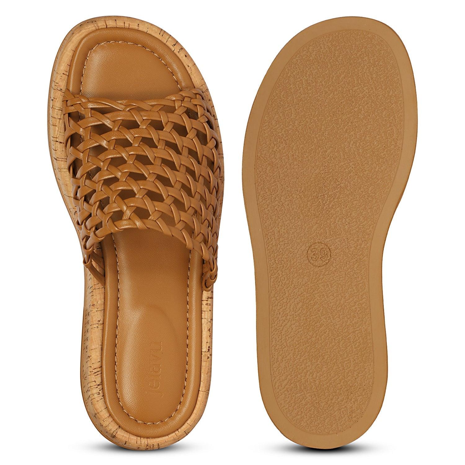 Cloud - Cognac Sandals Product Image
