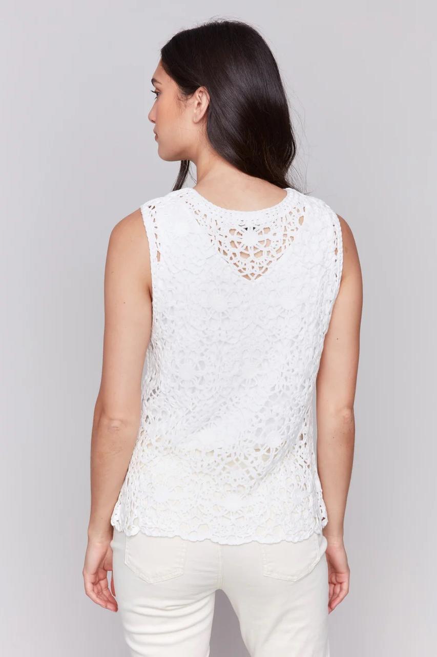 Floral Crochet Top Product Image