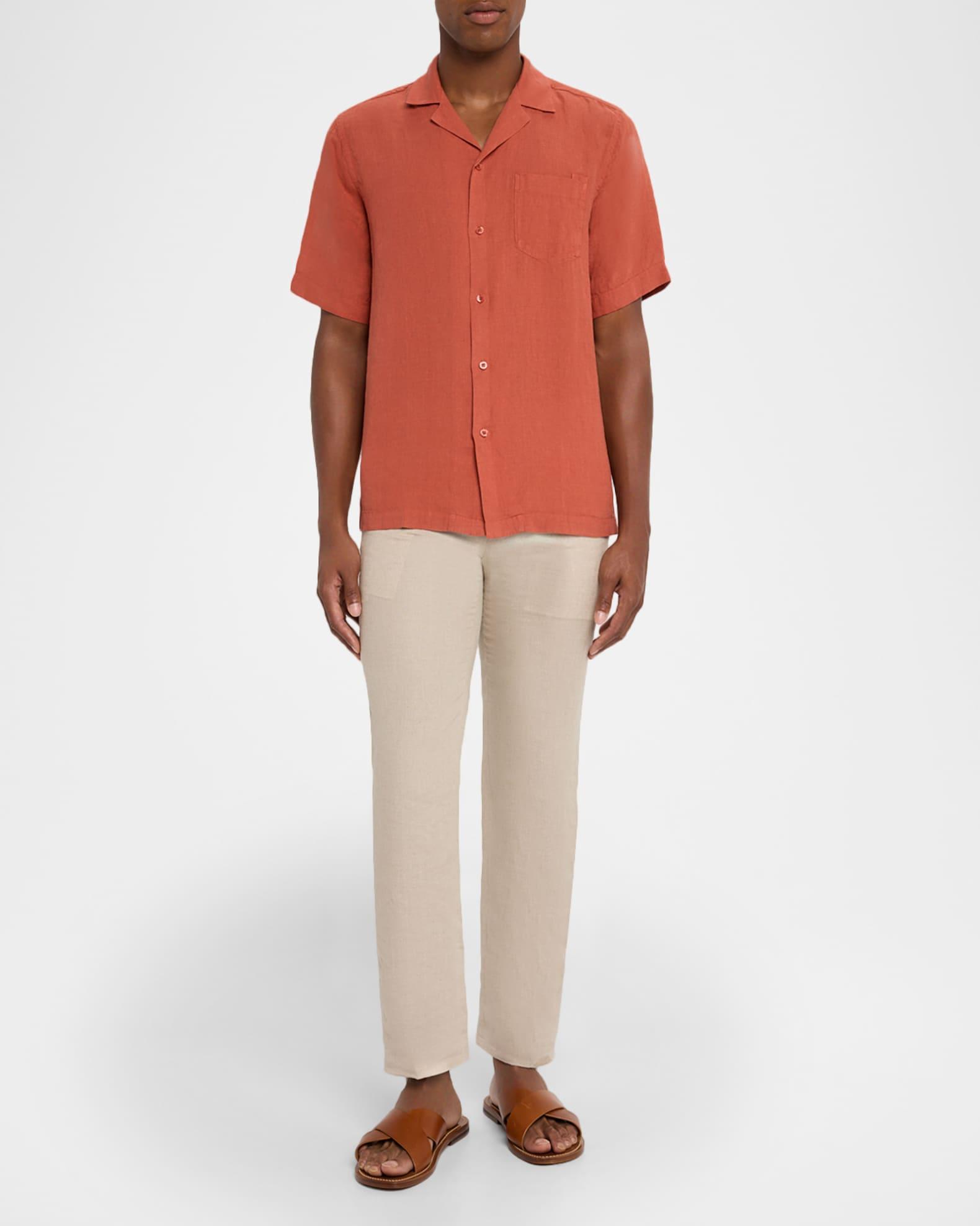 Men's Angelo Linen Short-Sleeve Shirt Product Image