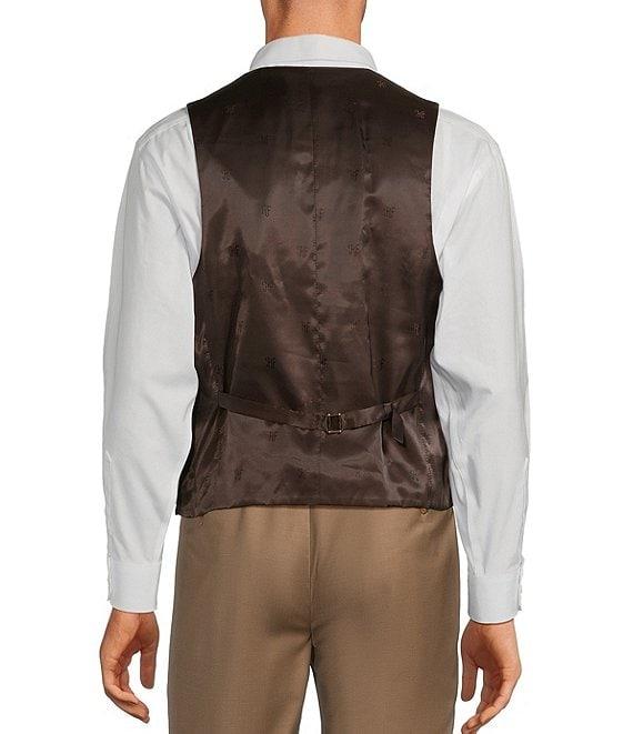 Hickey Freeman Classic Fit Solid Flannel Vest Product Image