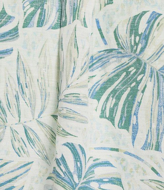 Tommy Bahama Big & Tall Sand Linen Grand Monstera Short Sleeve Woven Shirt Product Image