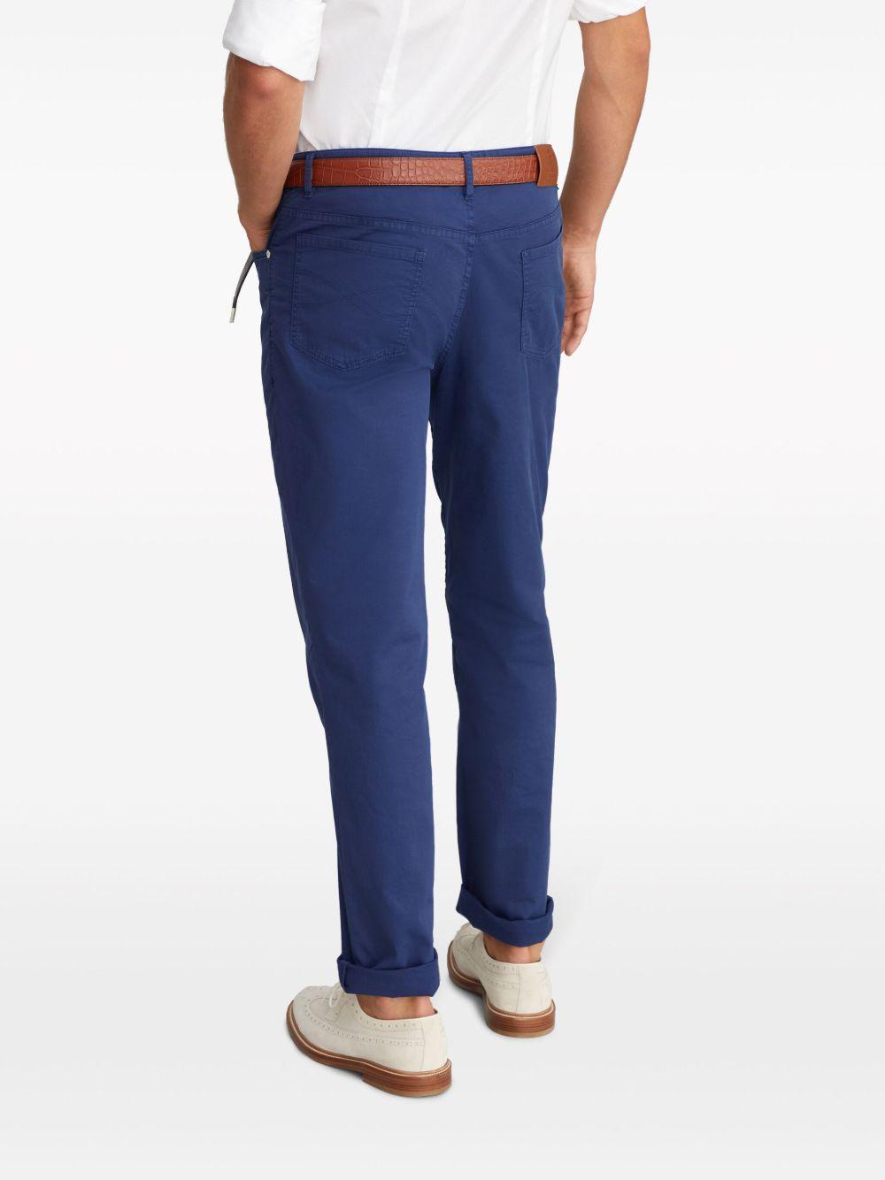 logo-embroidered chino trousers Product Image