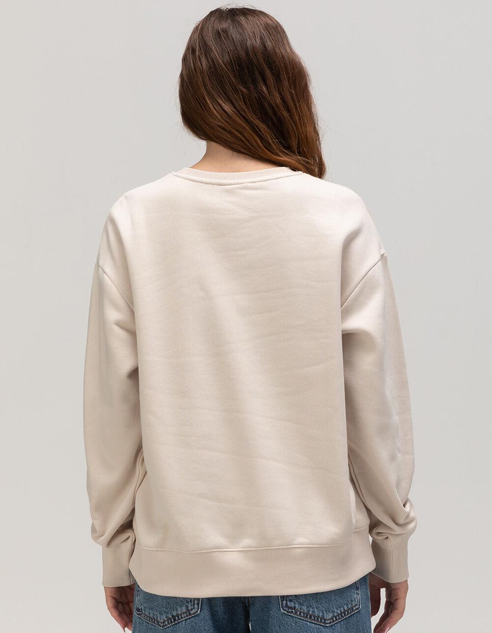 TENTREE Backcountry Womens Crewneck Sweatshirt - CREAM Product Image