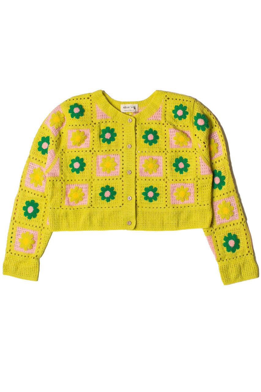 Flower Crochet Cardigan Product Image
