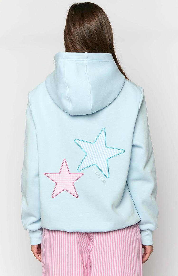 Beginning Light Blue Star Hoodie Baby Product Image