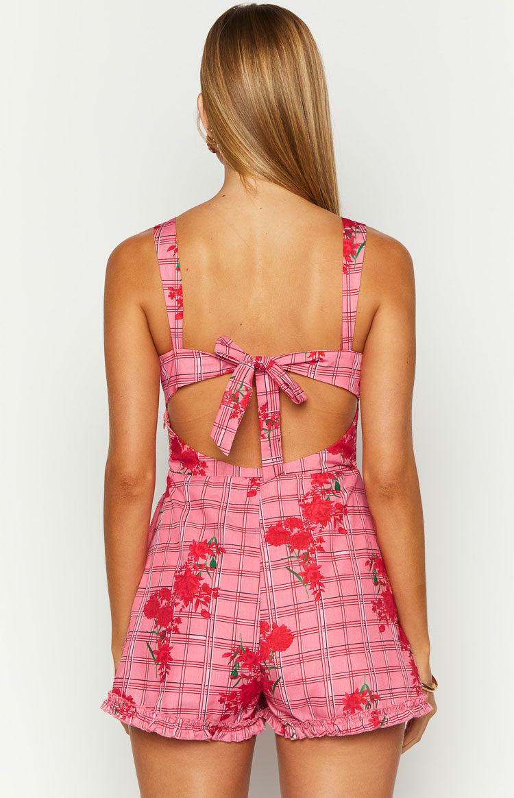 Elliot Pink Floral Playsuit Baby Product Image