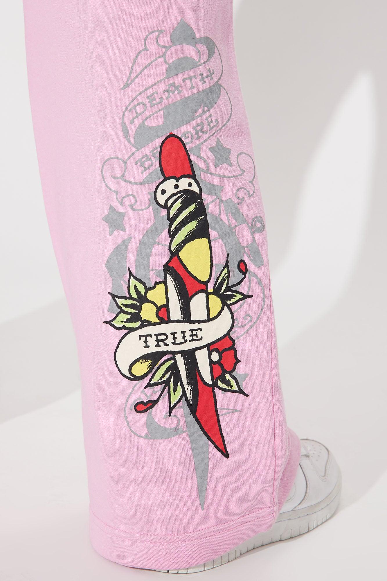 Ed Hardy Tiger Roar Pant - Pink Product Image