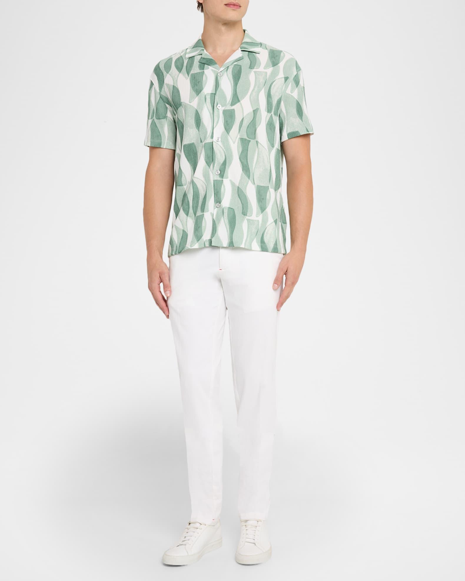 Men's Taro Textured Abstract Camp Shirt Product Image