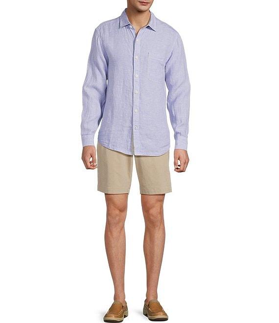 Tommy Bahama Big & Tall Linen Paradise Breezer Long Sleeve Woven Shirt Product Image