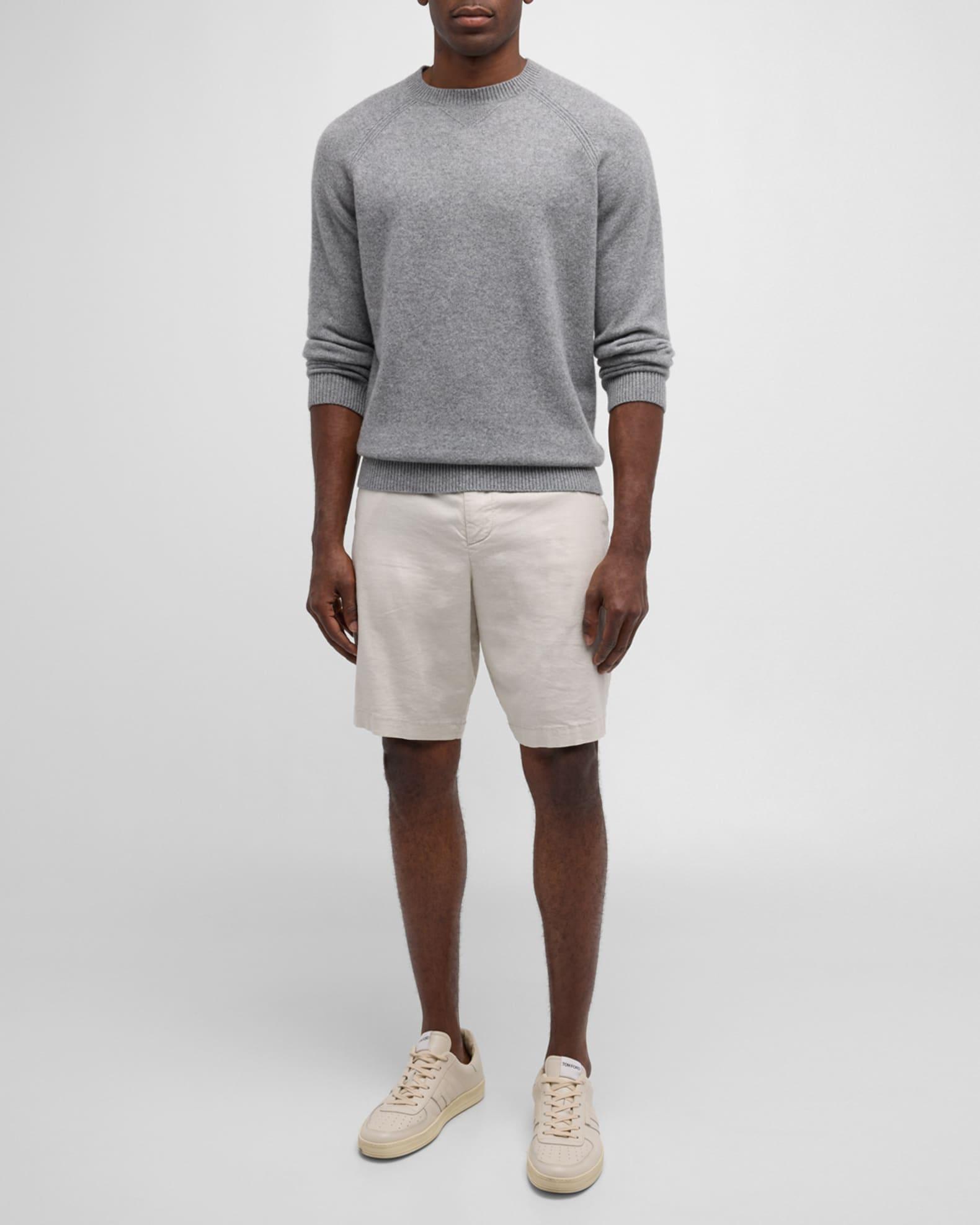 Mens Briard Wool and Cashmere Crewneck Sweater Product Image