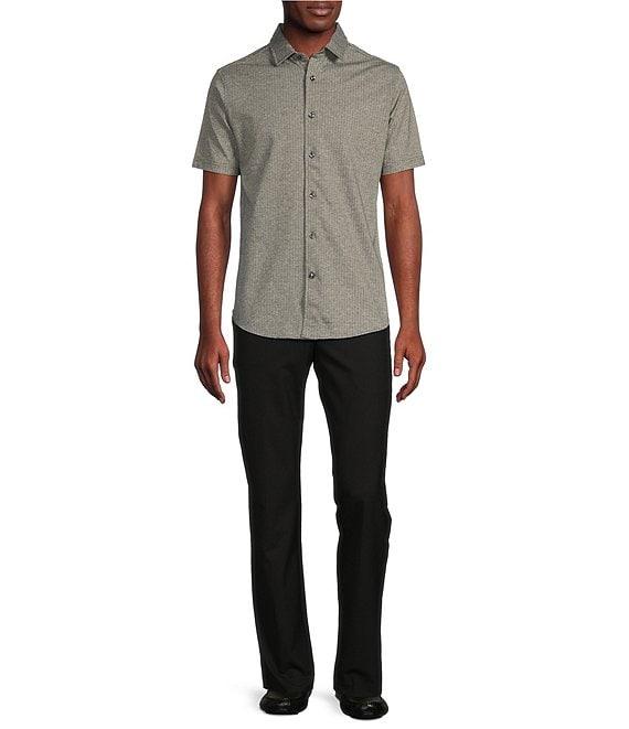 Daniel Cremieux Signature Label Solid Coat Front Pima Knit Shirt Product Image