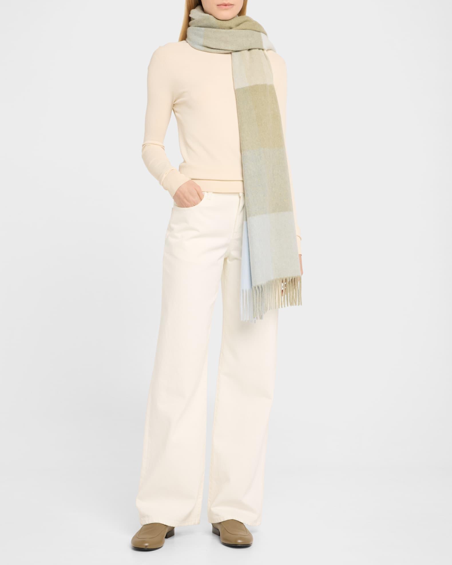 Cashmere Check-Print Scarf  Product Image