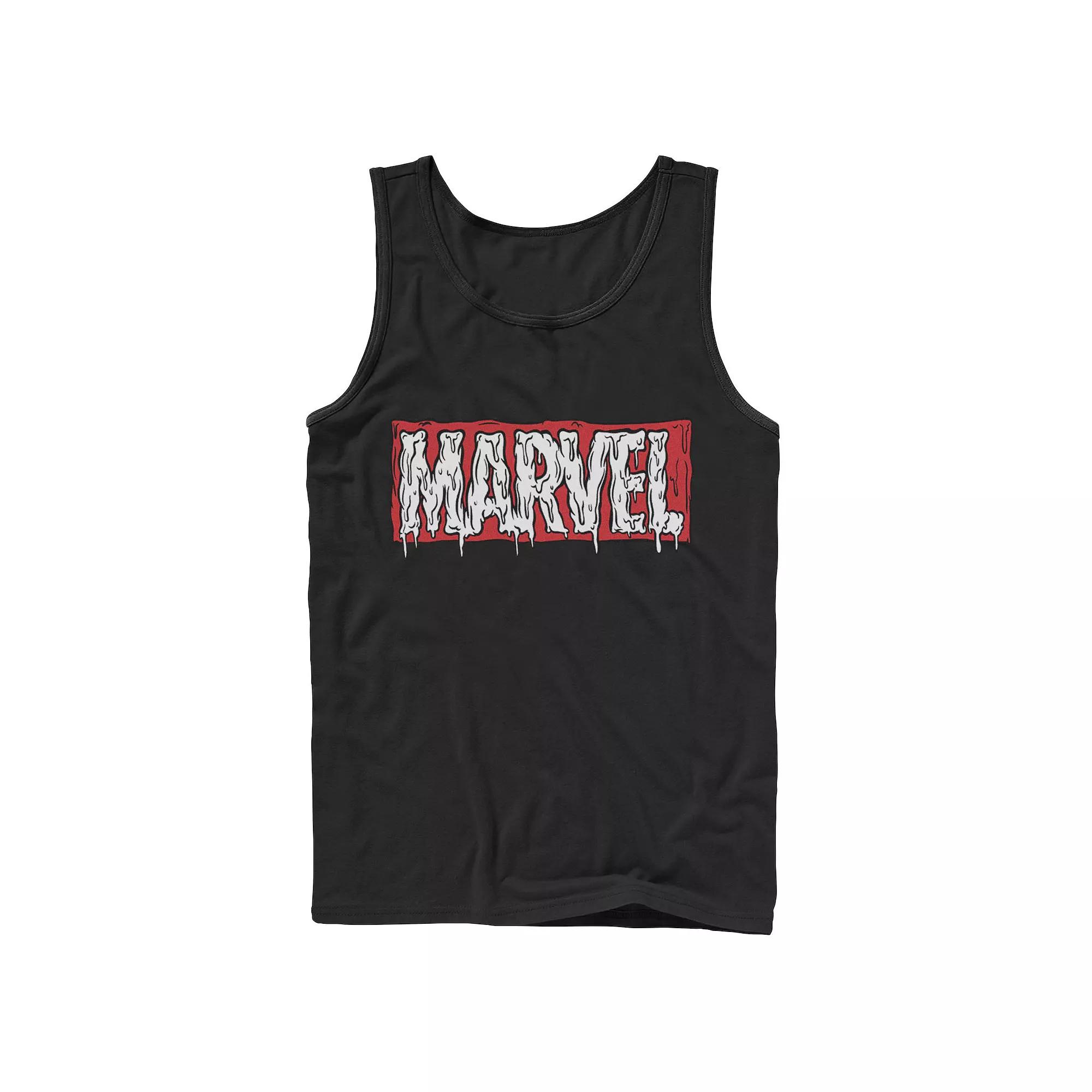 Men's Marvel Comic Strip Logo Fill Tank Top, Boy's,  Product Image