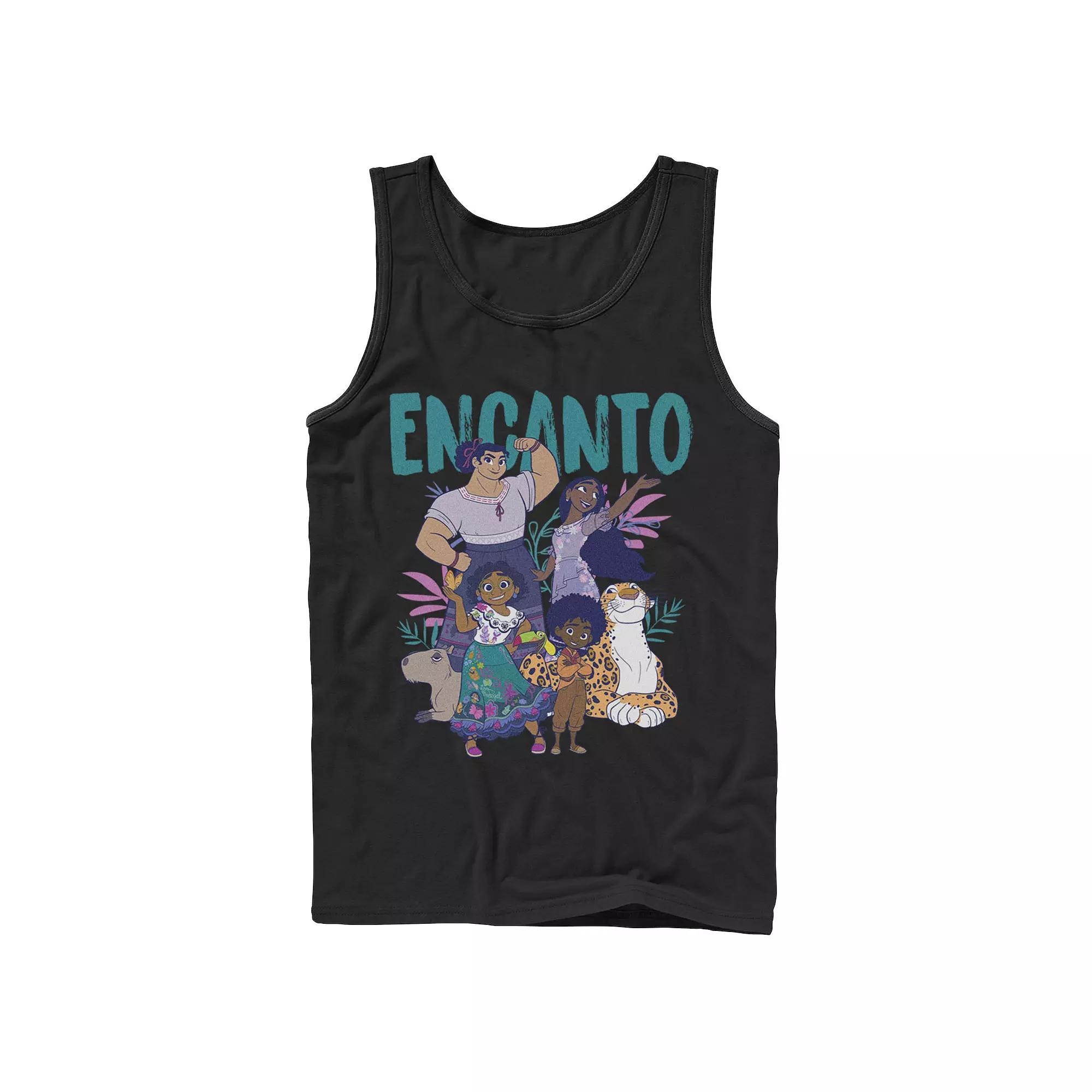 Disney's Encanto Men's Group Portrait Logo Tank Top,  Product Image
