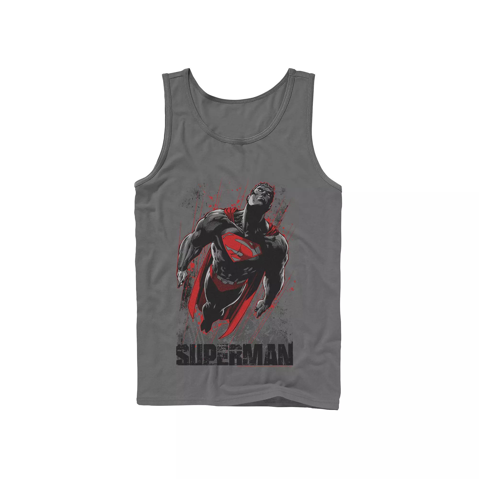 Men's Superman Gothic Flight Tank Top,  Product Image