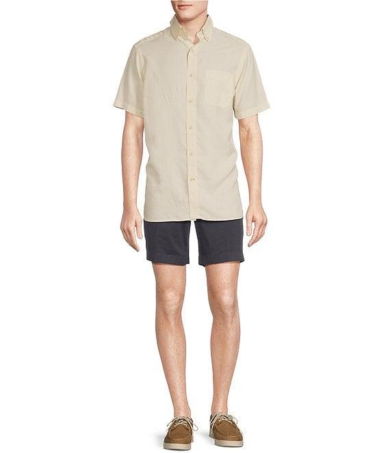 Cremieux Blue Label Slub Twill Short Sleeve Woven Shirt Product Image