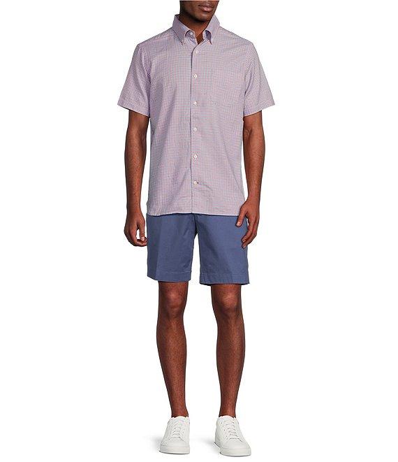 Cremieux Blue Label Plaid Lightweight Oxford Short Sleeve Woven Shirt Product Image