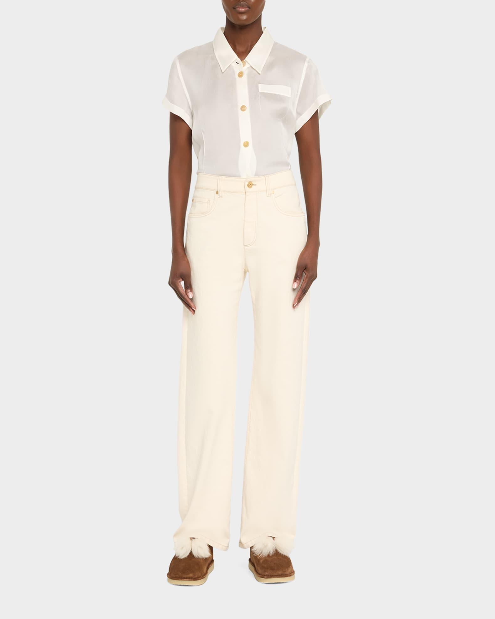 Suede Shearling-Lined Booties with Fur Tassels Product Image