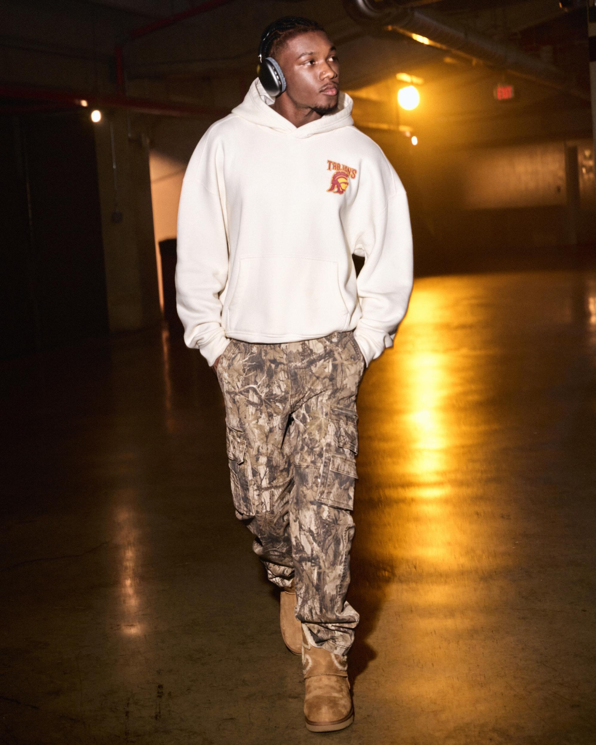Heavyweight Loose Camo Cargo Pants Product Image