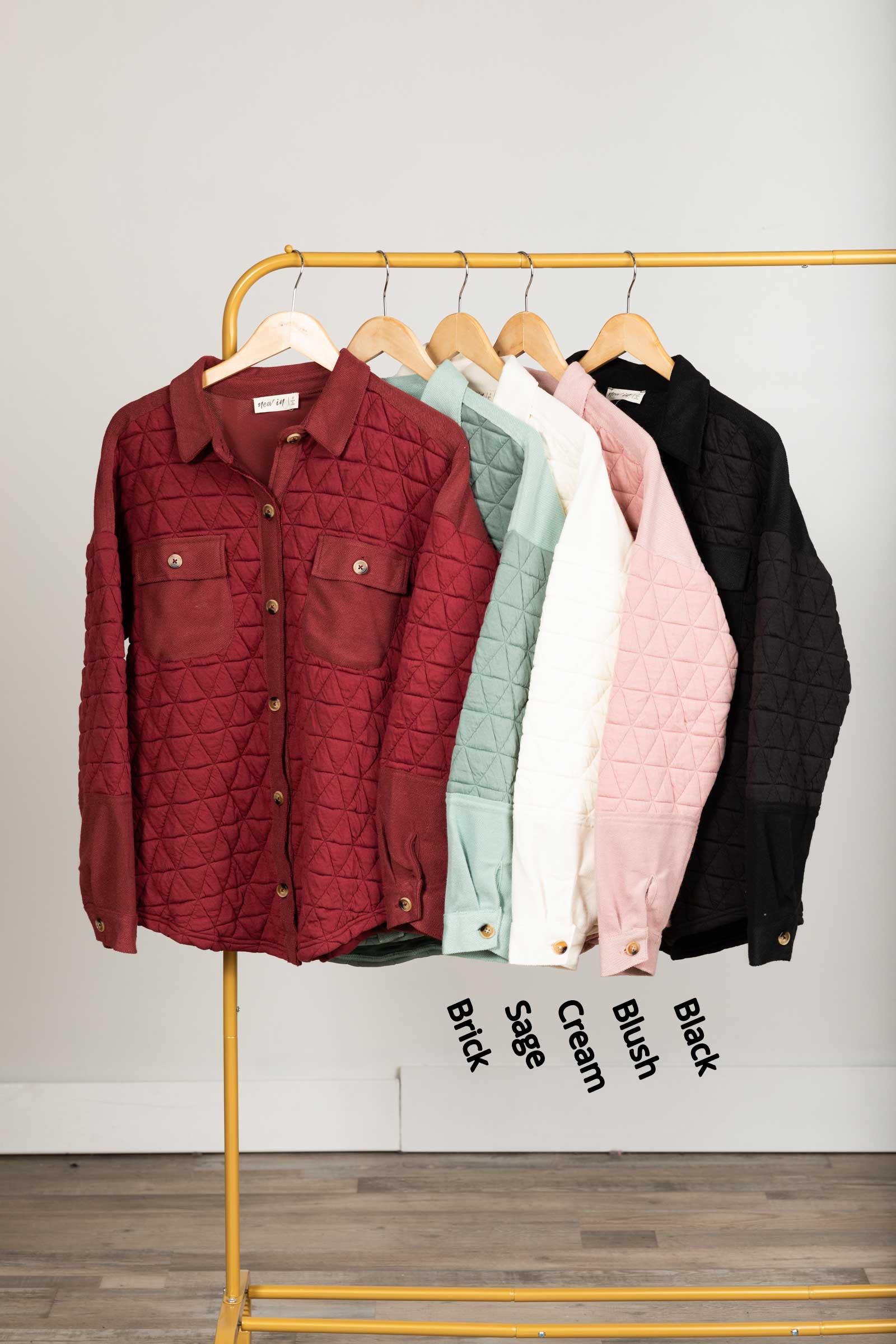 Super Soft Quilted Shacket Product Image