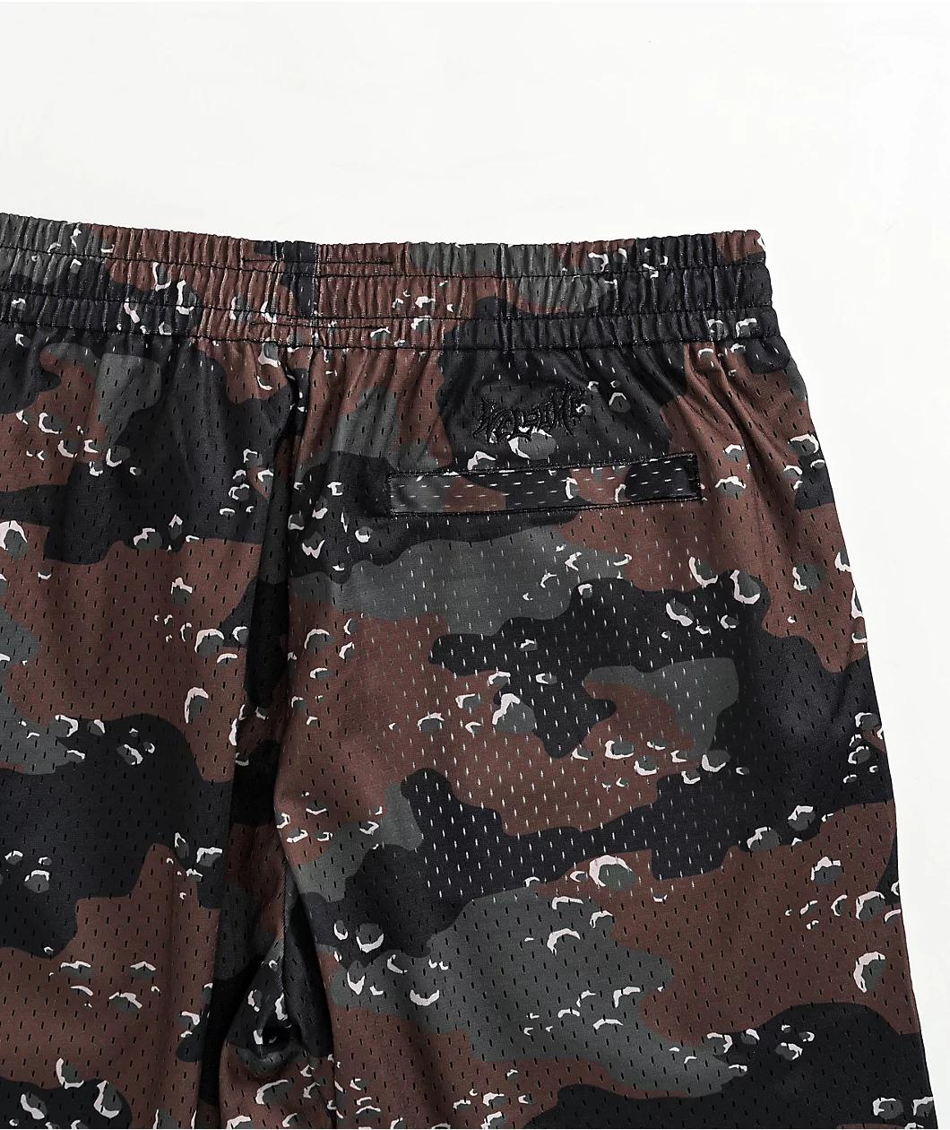 Welcome Barb Camo Mesh Shorts Product Image