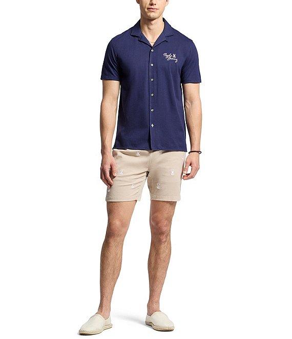 Psycho Bunny Desert Keller Short Sleeve Woven Camp Shirt Product Image