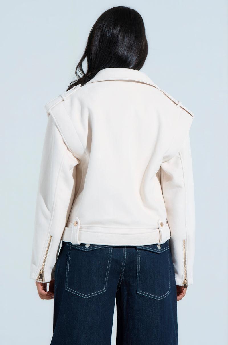 MONTE CARLO FAUX SUEDE MOTO Product Image