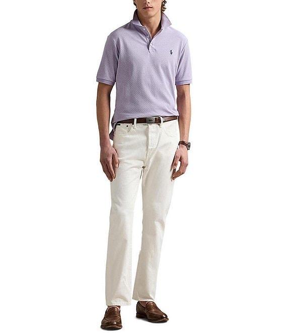 Polo Ralph Lauren Classic Fit Stretch Mesh Mallet Print Short Sleeve Polo Shirt Product Image