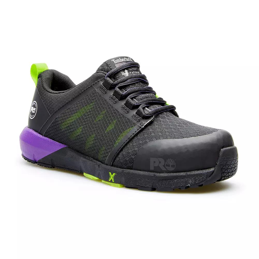 Timberland PRO Radius Women's Composite-Toe Work Shoes, Size: 6.5 Wide, Black Purple Product Image