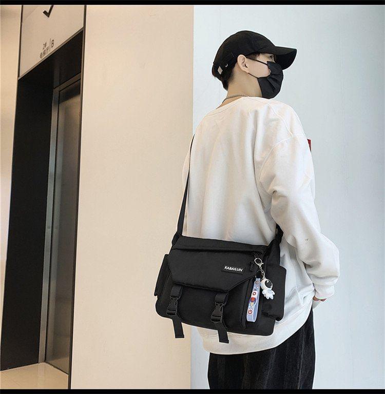 Applique Multi-Pocket Messenger Bag Product Image