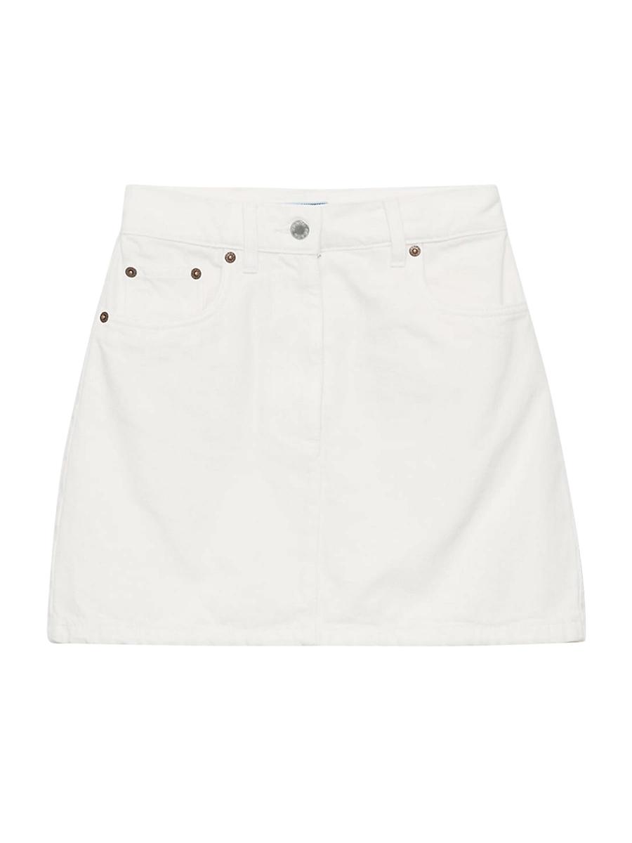 Womens Denim Miniskirt Product Image