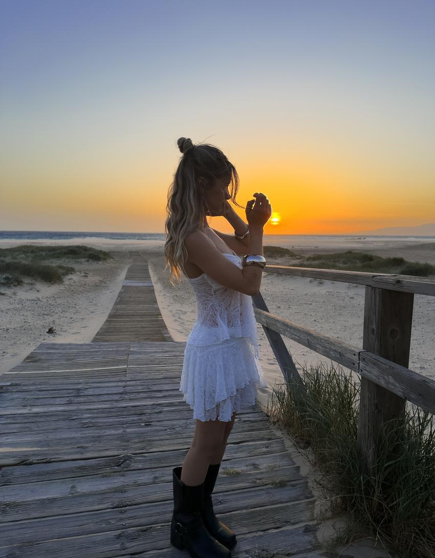 Lace tank top Product Image