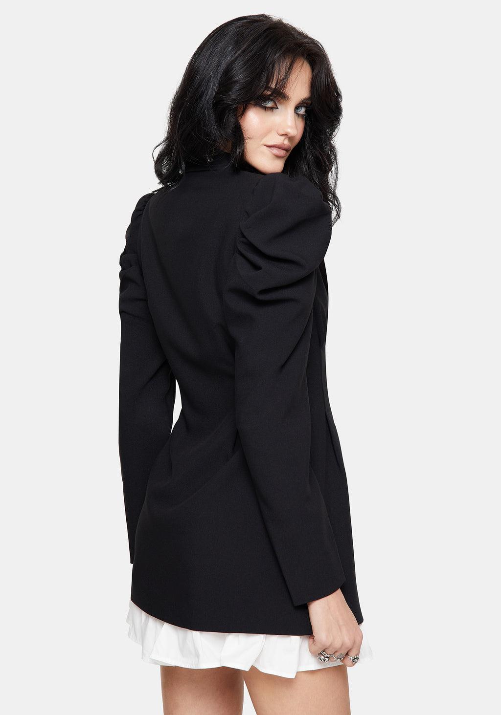 Maura Tailored Double Layered Blazer Dress Product Image