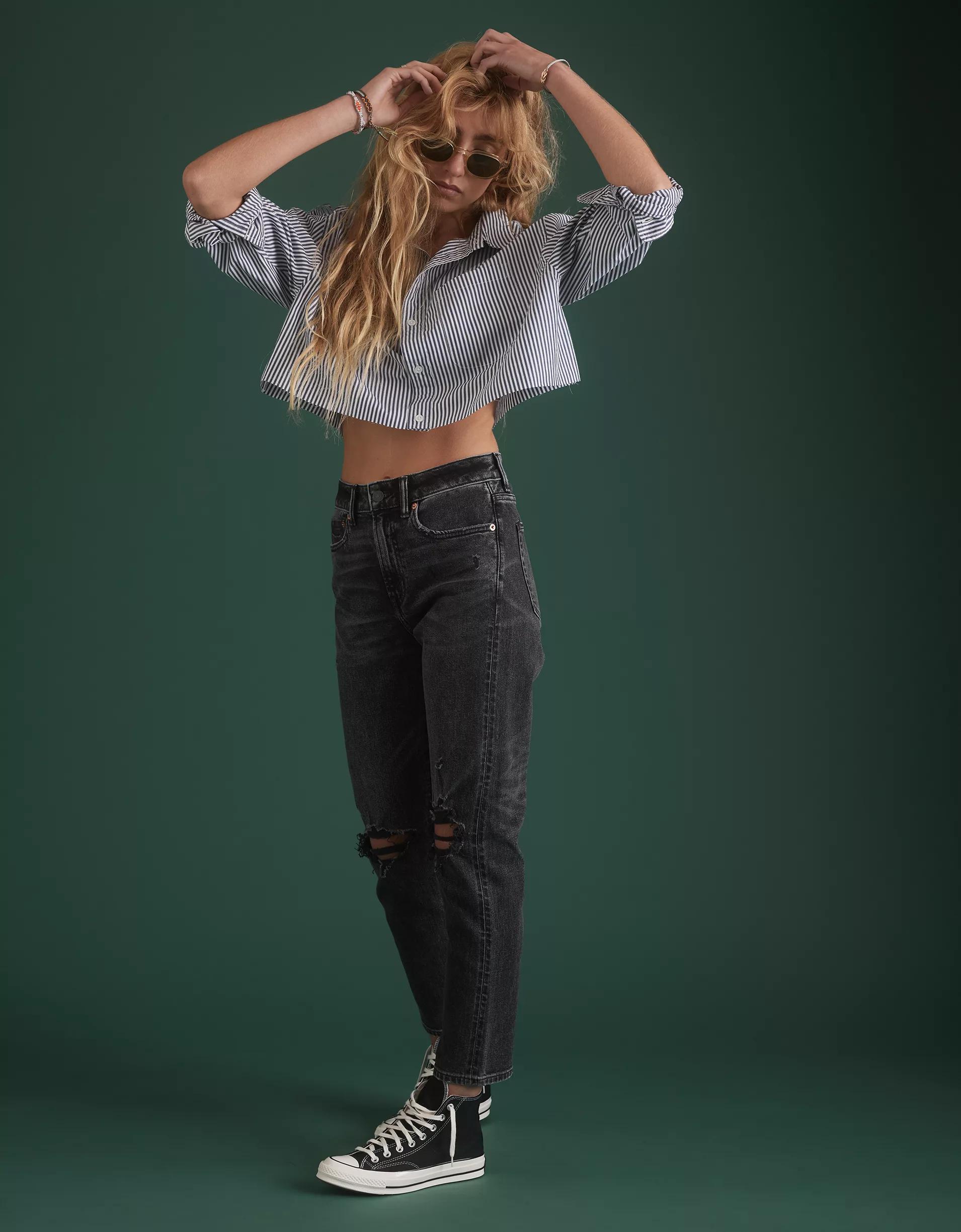 AE77 Premium Mom Jean Product Image