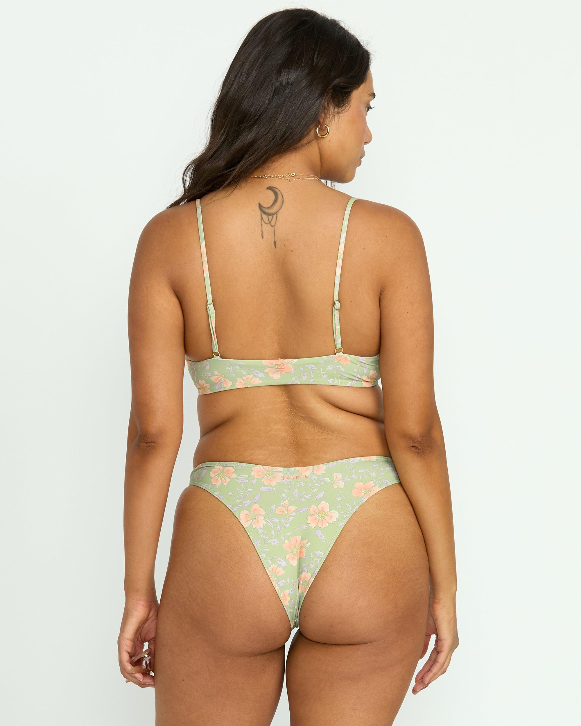 More To Sea Cami Plunge Bikini Top - Pistachio Female Product Image