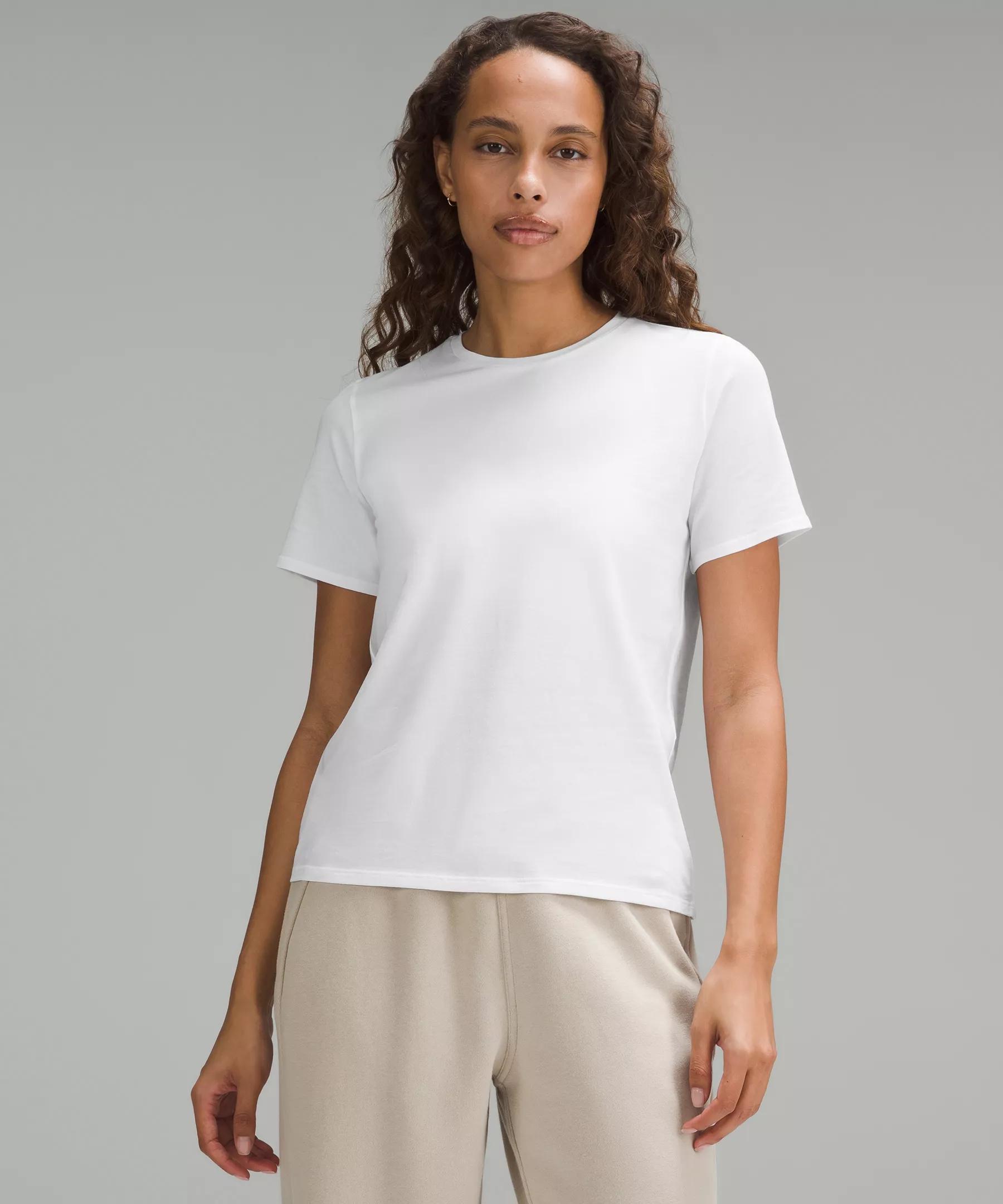 Organic Cotton Straight-Hem Crewneck T-Shirt Product Image