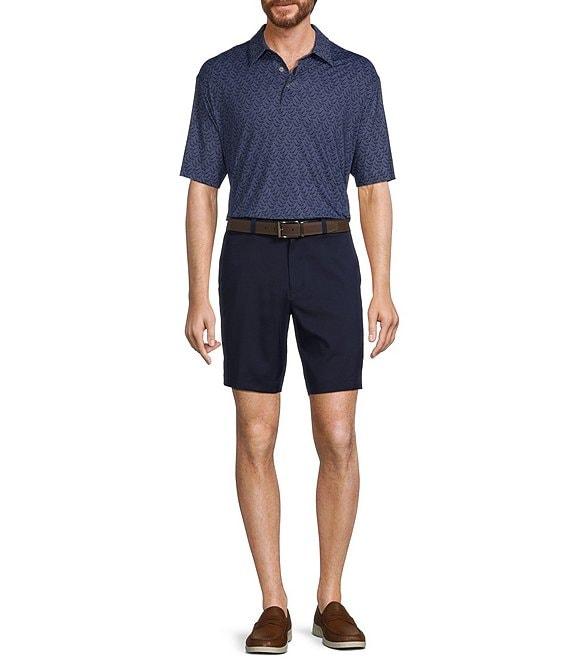 Roundtree & Yorke Performance Golf Club Print Polo Shirt Product Image