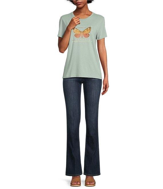 Lucky Brand Sweet Bootcut Mid Rise Denim Jeans Product Image