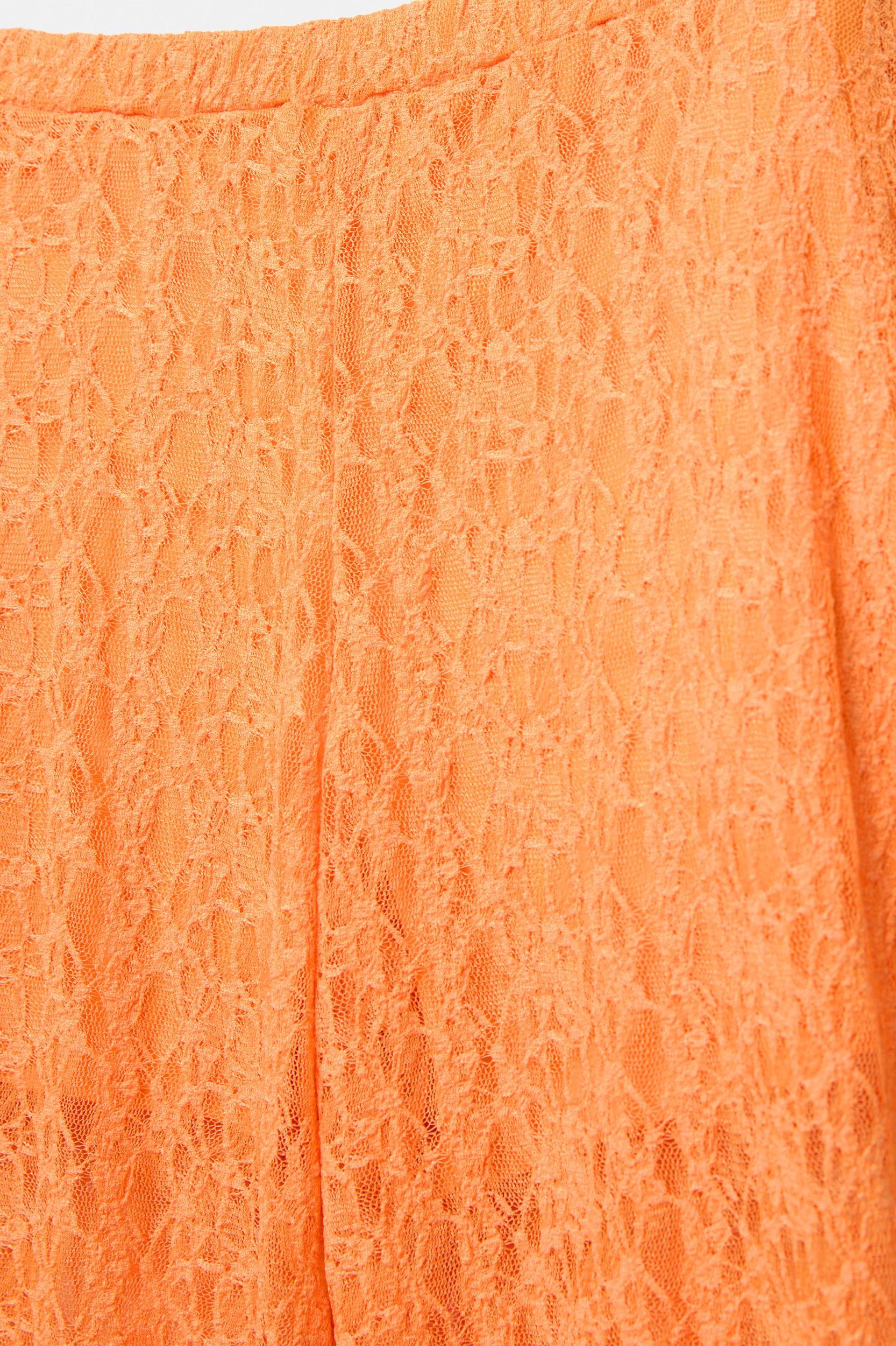 Wide-leg lace trousers Product Image